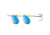 Thomas Fishing Lures Double Spinn In-Line Spinner, 1 3/4in, 1/5 oz, Nickel/Blue, S500SB