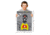Thompson Target Crazy-Bones Knife Paper Shooting Targets 19x25in, 20 Pack, Yellow, Extra Large, 0656-20