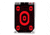 Thompson Target HALO B27-SHIELD Defensive Training Reactive Splatter Targets 12.5x19, 10 Pack, Black/Red, Large, 4650-10