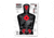 Thompson Target HALO X-Ray Immobilize Zones Reactive Splatter Targets 12.5x19, 10 Pack, Black/Red, Large, 4656-10