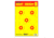 Thompson Target Sight Bright Ultra Bright Paper Shooting Targets 12.5x19, 30 Pack, Yellow, Large, 2222-30
