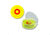 Thompson Target Super Sight 2.25in Adhesive Targets In Re-Close Container, 50 Pack, Green, Extra Small, 5220-50