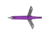 Thorn Broadheads HPX Broadhead 2 Blade 125 gr. 3 pk., Purple 85670