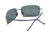 Maui Jim Thousand Peaks Sunglasses w/ Blue Frame and Neutral Grey Lenses - 517-03, Back View