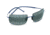 Maui Jim Thousand Peaks Sunglasses w/ Blue Frame and Neutral Grey Lenses - 517-03, Quarter View