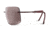 Maui Jim Thousand Peaks Sunglasses w/ Burgundy Frame and Maui Rose Lenses - R517-07, Side View