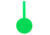 Throom Targets Hangtuff 6in Round Self-Healing Target, Green, 11049-0101