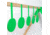 Throom Targets Hangtuff Plate Rack 6in Round Target Kit, Green, 11049-0116