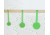 Throom Targets Hangtuffs Mini Target Kit, 3 Targets, Green, 11052-0103