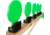 Throom Targets Knockdown Plate Rack 6in Round Target Kit, Green, 11069-0116