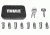 Thule Lock Cylinders 8pk 588