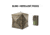 Tidewe Blind&amp;Turkey Vest Accessory Pouches bundle, TVA002-TH-OSTE-BL015-CG-S-OSTE
