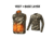 Tidewe ThermCore Mens Heated Polar Fleece Hunting Vest and Merino 150 Wool Base Layer Bundle, VTC003-VW2XL-TE-HL001-DW-3XL-TE