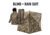Tidewe VisX/VisMax 270 Degree 3 Full Panels See Through Hunting Blind and Rain Suit Bundle, BL001-CG-V2-TE-RS002-NES-V2-TE