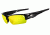 Tifosi Optics Lore Sunglasses - Gloss Black Frame w/Clarion Yellow,Golf/Tennis and Extreme Contrast Lens 1090200229
