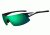 Tifosi Optics Podium XC Sunglasses - Black/White Frame w/Clarion Green,AC Red and Clear Lens 1070106428