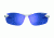 Tifosi Optics Seek FC Sunglasses, Metallic Silver Frame, Smoke Blue Lenses, 190400677