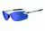 Tifosi Optics Seek FC Sunglasses, Metallic Silver Frame, Smoke Blue Lenses, 190400677