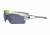 Tifosi Logic XL Sunglasses - Silver/Neon Green Frame, Smoke/AC Red/Clear Lenses 0060105101