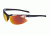 Tifosi Pave Sunglasses - Metallic Silver Frame, Smoke Red/AC Red/Clear Lenses 0130100603