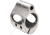 Tiger Rock .750 Low Profile Steel Gas Block w/ Clamp-On Packaged, Stainless, Silver, Small, GB06-S#
