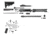 Tiger Rock .308 AR-10 Rifle Build Kit, Hybrid, 17in, 16in Barrel, Heavy, Mid, 1x10, 5/8x24, 12in M-Lok Handguard, Compensator, Nitride, Anodized, Black, RK308-FML308.TC.R.12C-BR308