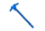 Tiger Rock AR-10/LR-308 Tactical Charging Handle, Ambidextrous, Blue, Small, CH308-AMBI-BL