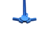 Tiger Rock AR-10/LR-308 Tactical Charging Handle, Ambidextrous, Blue, Small, CH308-AMBI-BL