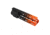 Tiger Rock AR-15 Angle Cut Clamp On M-Lok 7in Handguard, Black Base, Cerakote, Gradient, Organge, Medium, FMLUS-7D-ORG-GRADIENT