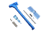 Tiger Rock AR-15 Charging Handle Forward Assist and Ejection Cover Door, Blue, Small, ACD-BL