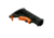 Tiger Rock AR-15 Collapsible Standard Version Stock Body, Mil Spec, Cerakote Gradient, Organge, Medium, ST003M-USA-ORG-GRADIENT