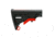 Tiger Rock AR-15 Collapsible Standard Version Stock Body, Mil Spec, Cerakote Gradient, Red, Medium, ST003M-USA-RED-GRADIENT