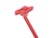 Tiger Rock AR-15 Tactical BAT Style Charging Handle w/ Oversized Latch Non-Slip, Red, Small, CHBS223-R