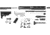 Tiger Rock AR 7.62X39 16in Rifle Kit - 10in Quad Rail Handguard, Black, 762-AR