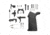 Tiger Rock AR 9mm w/ Ambi Safety And Enhanced Pivot / Takedown Pins Enhanced Lower Parts Kit, Black, Small, LPK9-17-FLAG