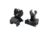 Tiger Rock AR Flip Up Mini Front and Rear Sight, Black, Small, RS052
