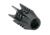 Tiger Rock Booster Flash Hider, AR 9mm, 1/2x36 Thread Pitch, Black, Small, MBK49#