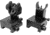 Tiger Rock Mini Top Mounted Deployable Front and Rear Sight, Black, RS051