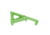 Tiger Rock Foregrip 3 Piece Polymer Handgrip, Cerakote, Zombie Green, Small, HG-MP-S-ZBG