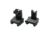 Tiger Rock Mini Top Mounted Deployable Front and Rear Sight, Black, RS008