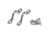 Tigress Steel Pad Eyes w/Stainless Steel Screws Stainless 63535