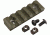 Timber Creek M-Lok 5 Slot Picatinny Rail, OD Green, M 5S PR OD