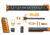 Timber Creek TCO Enforcer Carbon Fiber Kit, Orange Anodized, TC ECFK OA