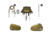 Timber Ninja Duel Saddle Starter Kit, Extra Large, Olive/Black, DSKXL97933