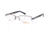 Timberland TB1536 Eyeglass Frames - Shiny Gun Metal Frame Color