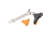 Timney Triggers Alpha Competition Trigger, Anodized Finish, Orange, Fits Glock Gen 5 20/21/29/30/40/41 Alpha Glock 5-Large-Orange,