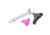Timney Triggers Alpha Competition Trigger, Anodized Finish, Purple, Fits Glock Gen 5 20/21/29/30/40/41 Alpha Glock 5-Large-Puple,