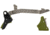 Timney Triggers Glock Alpha Competition Trigger, Straight, 3lb Pull, Gen 3-4, Green, Alpha Glock 3-4 - Large-Green