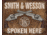 Tin Signs S&amp;W Spoken Here Tin Sign TSN1849