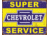 Tin Signs Super Chevy Service Tin Sign TSN1355